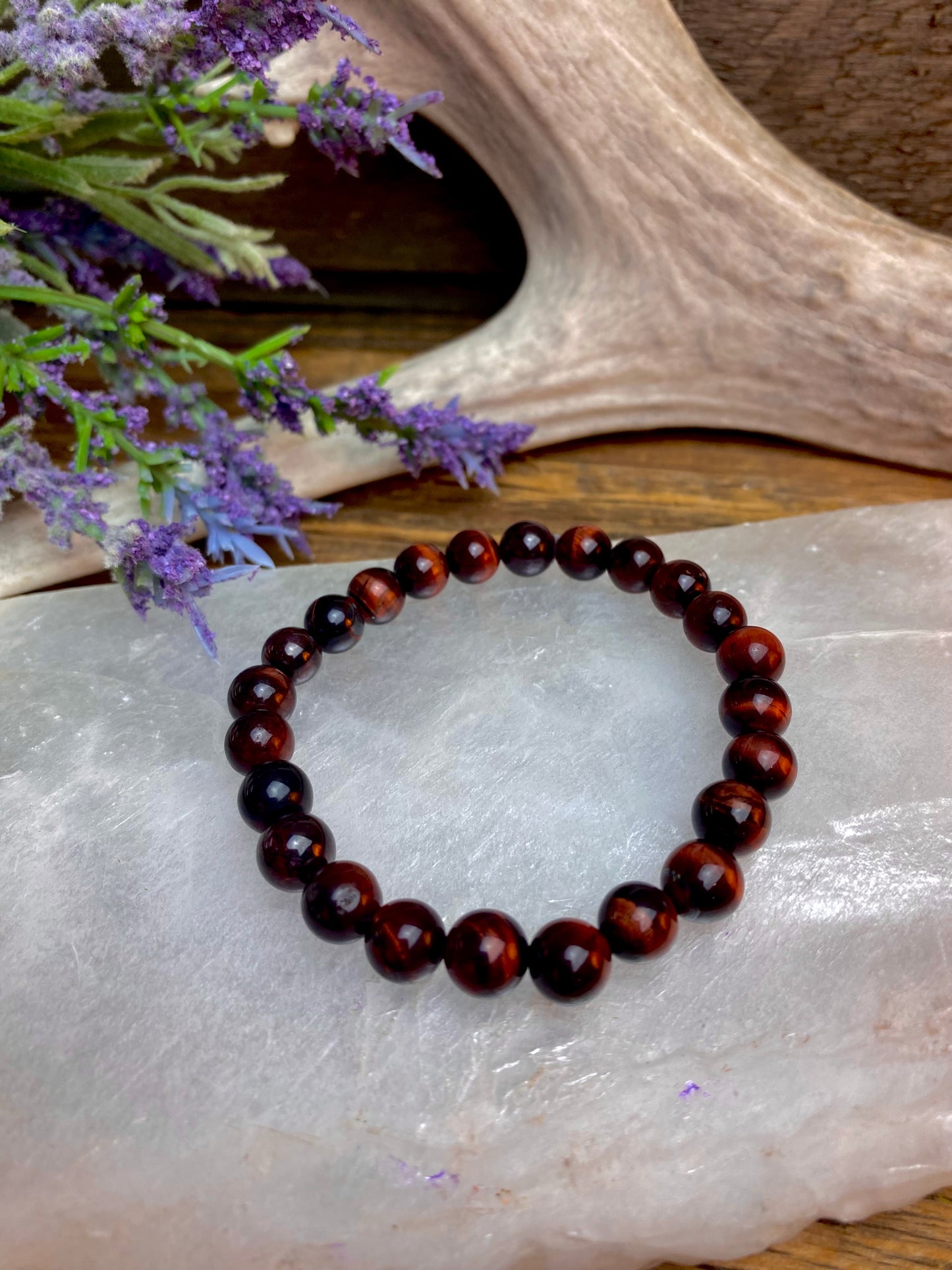 Gemstone 8mm Stretch Bracelet
