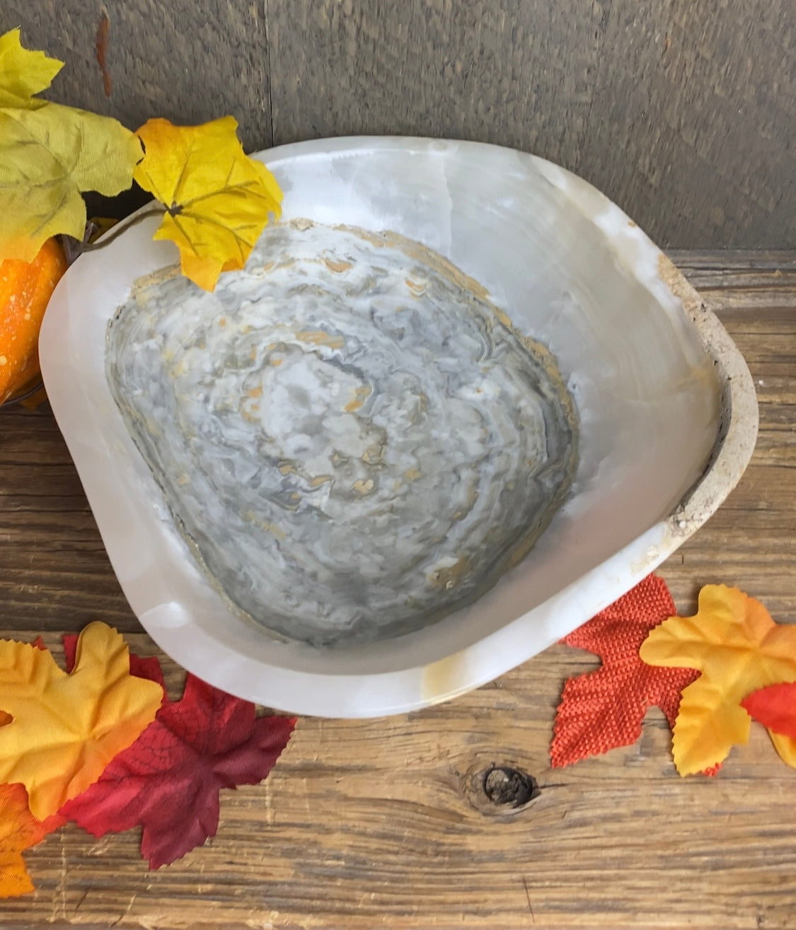 Onyx Natural Carved Bowl