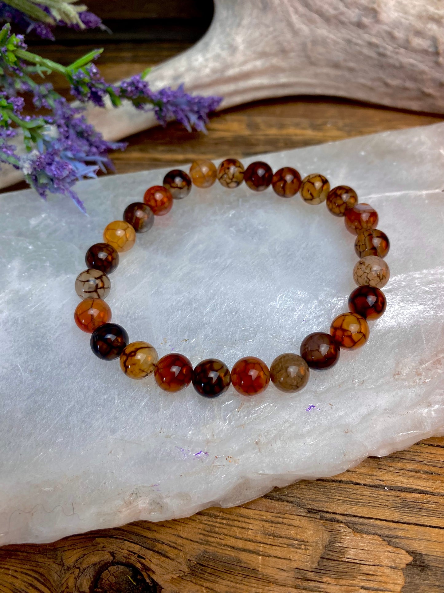 Gemstone 8mm Stretch Bracelet