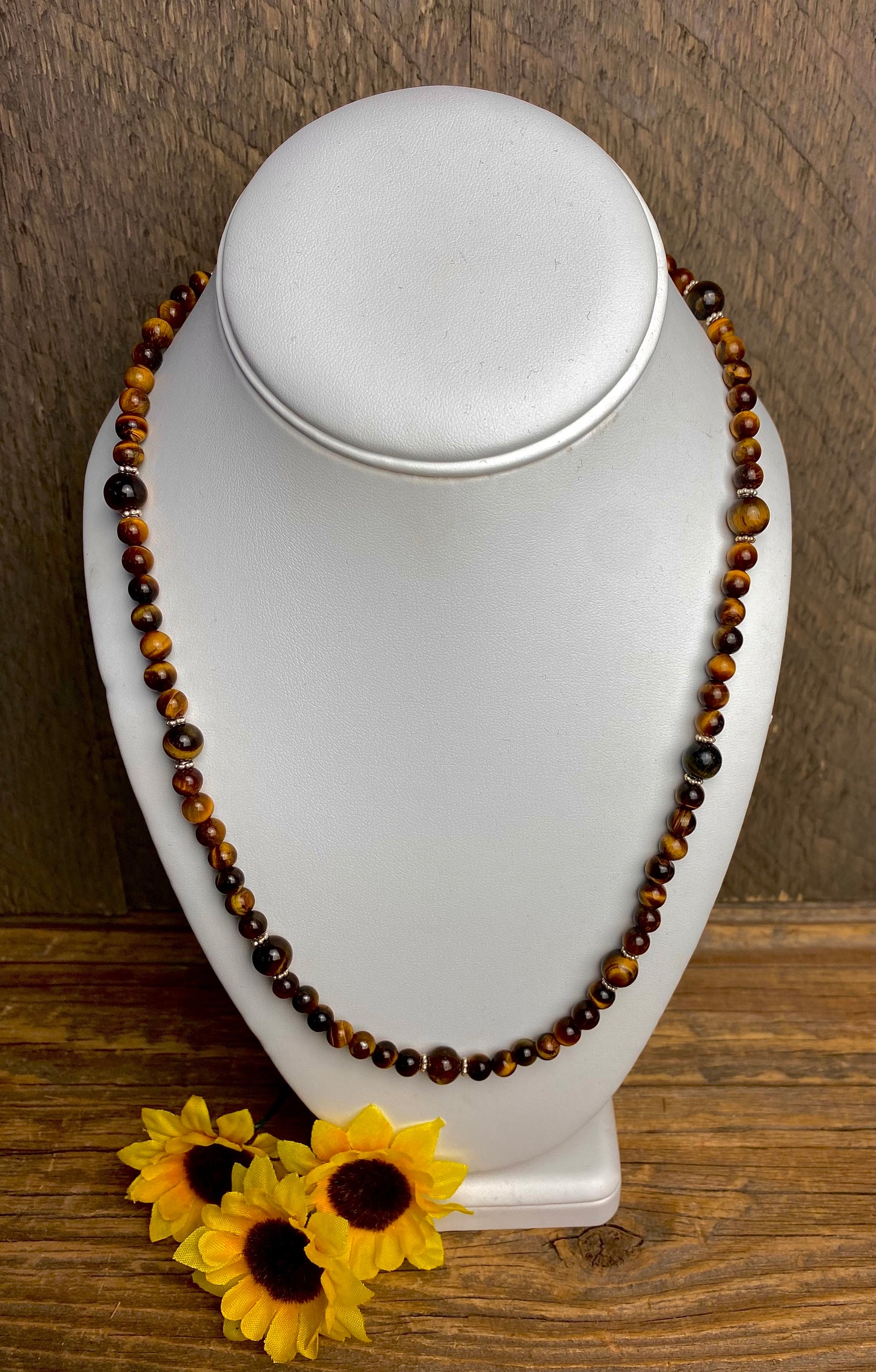 Tiger’s Eye Polished Necklace