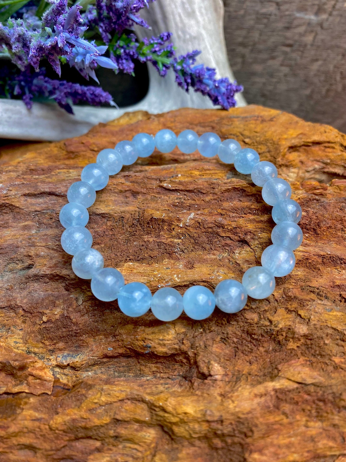 Gemstone 8mm Stretch Bracelet