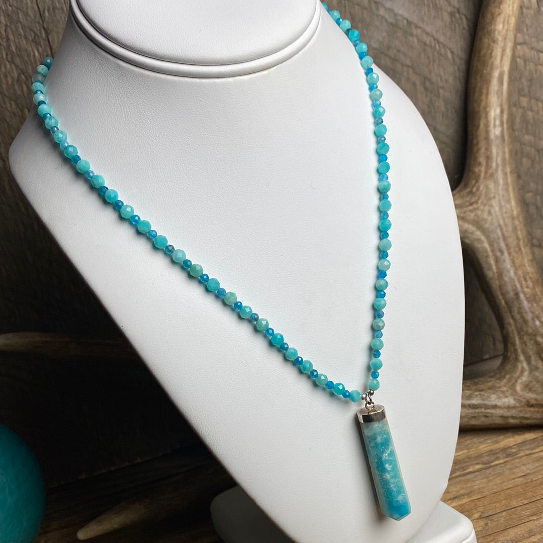 Amazonite & Apatite Necklace