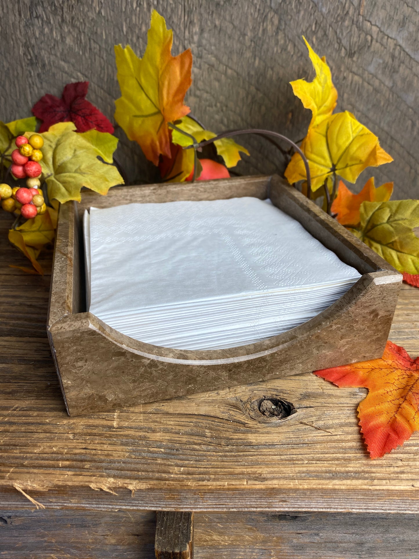 Onyx Square Napkin Holder