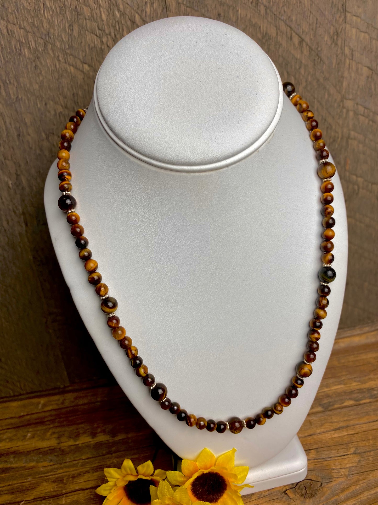 Tiger’s Eye Polished Necklace
