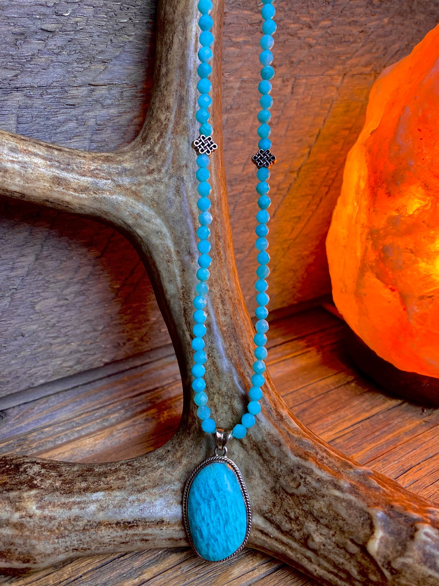 Amazonite Bead Necklace