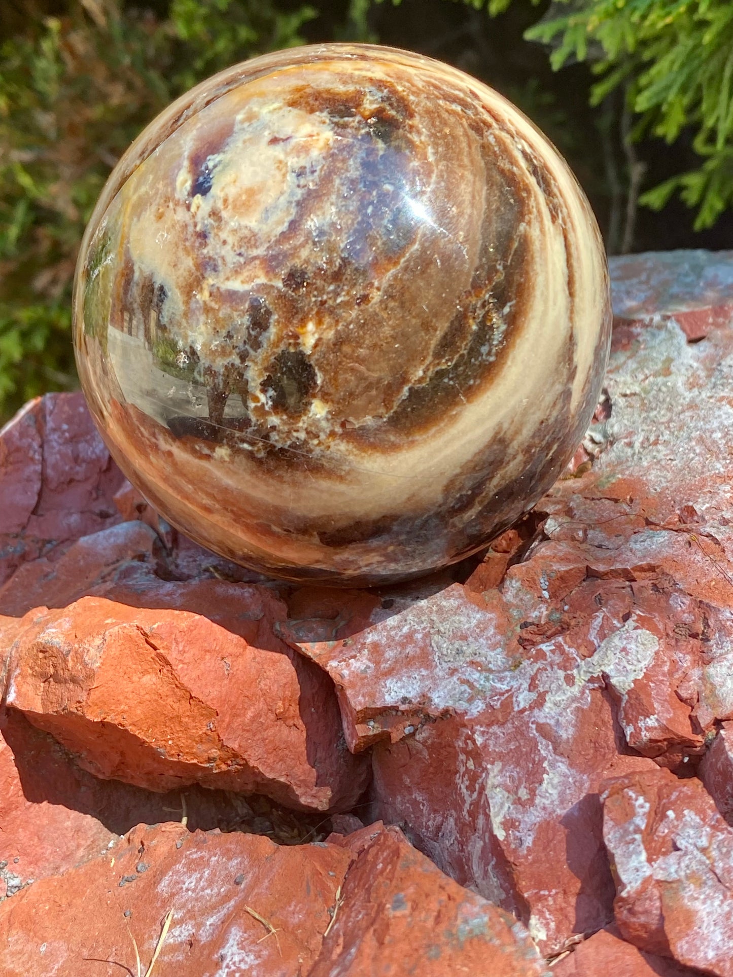 Black Opal Polished Sphere