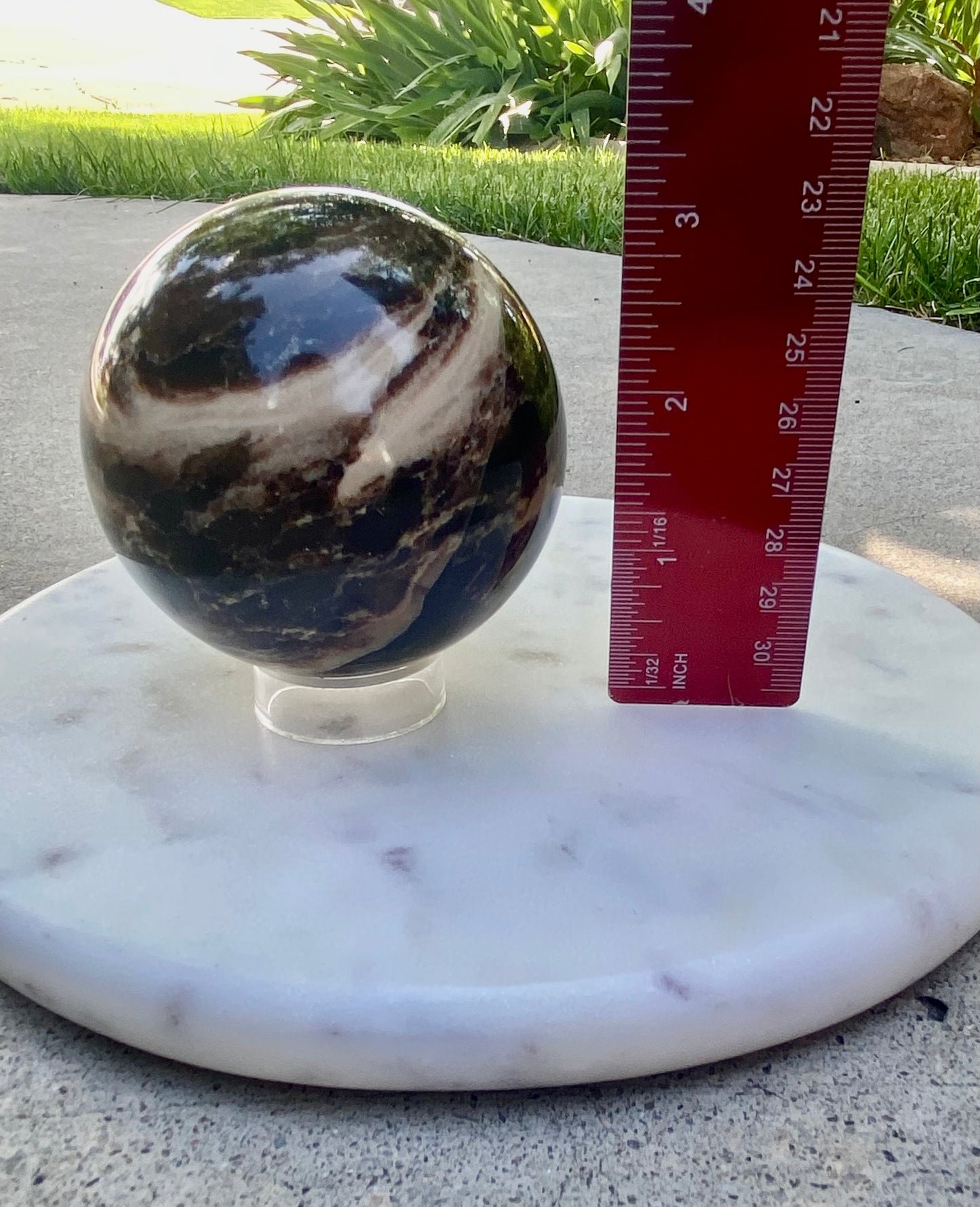 Black Opal Polished Sphere