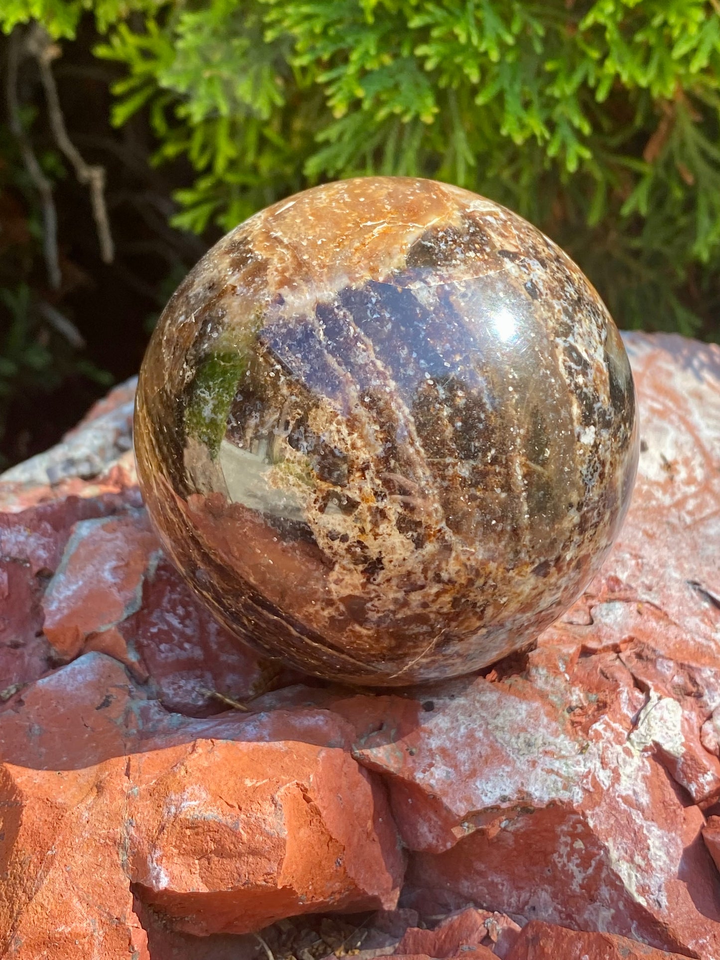 Black Opal Polished Sphere