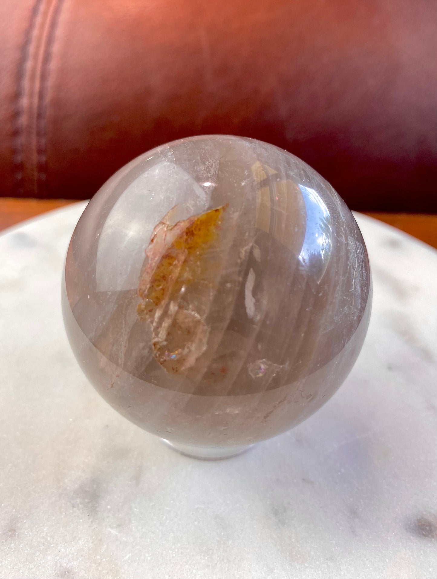 Blue Rose Quartz Polished Sphere