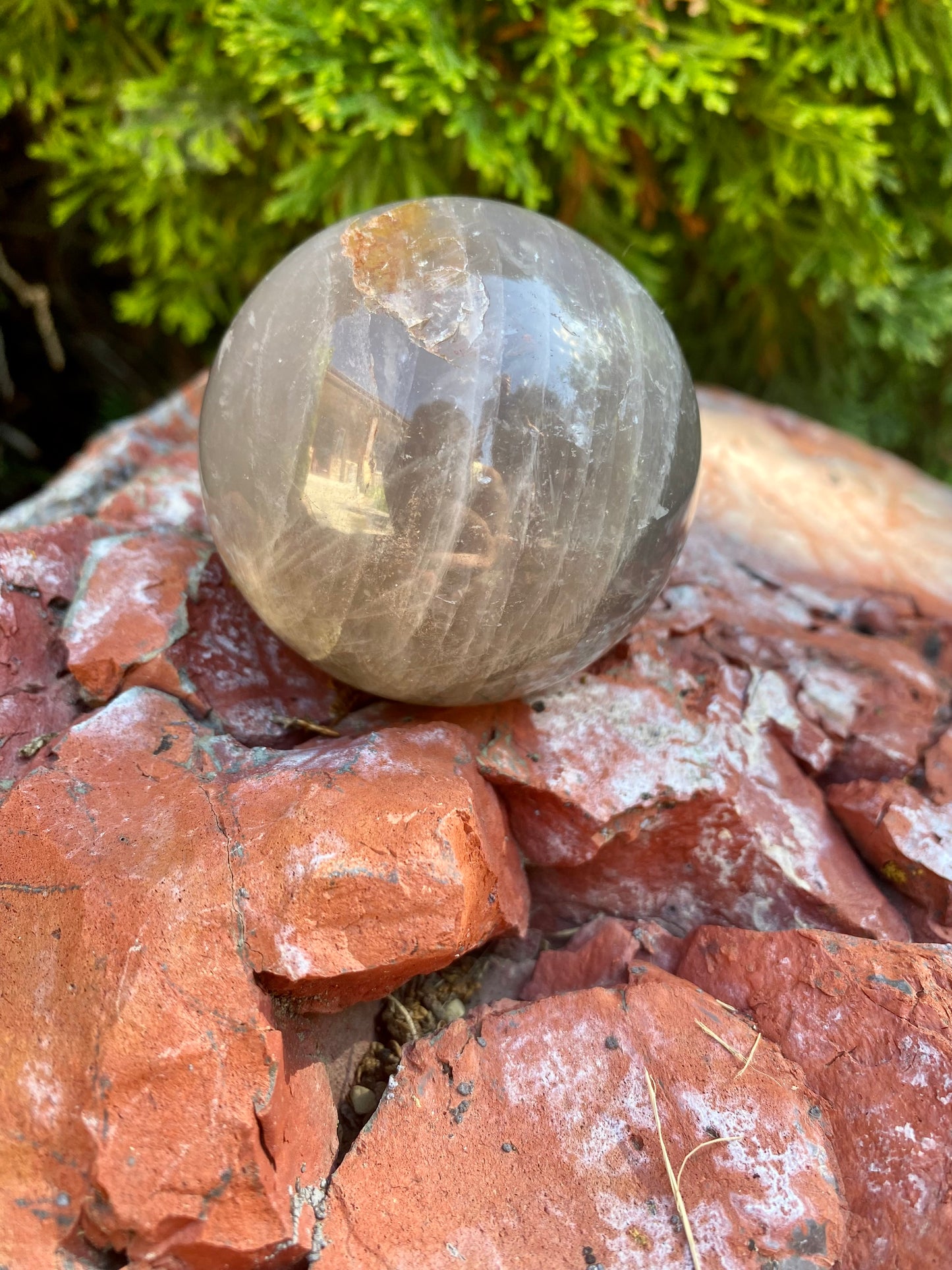 Blue Rose Quartz Polished Sphere
