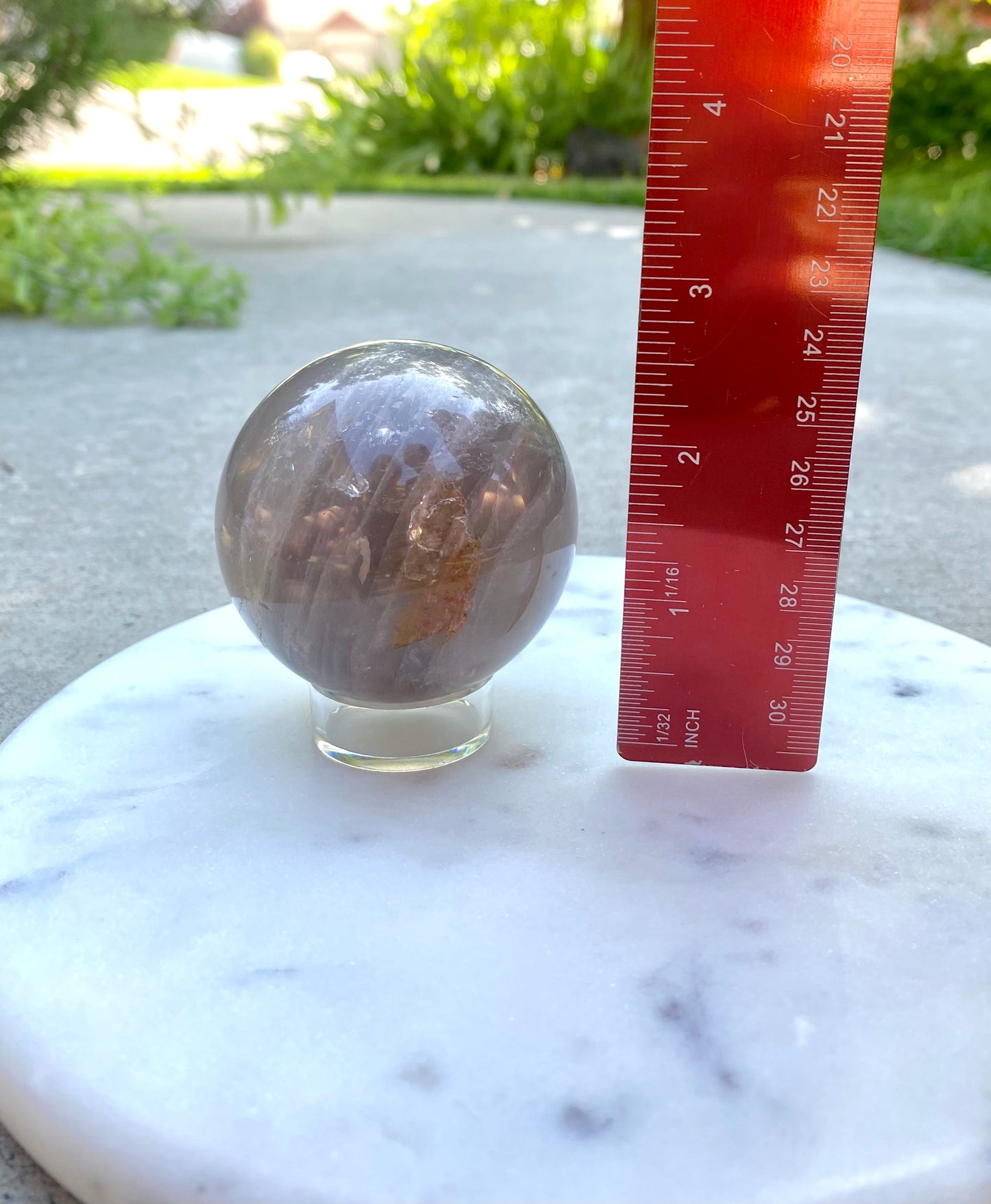 Blue Rose Quartz Polished Sphere