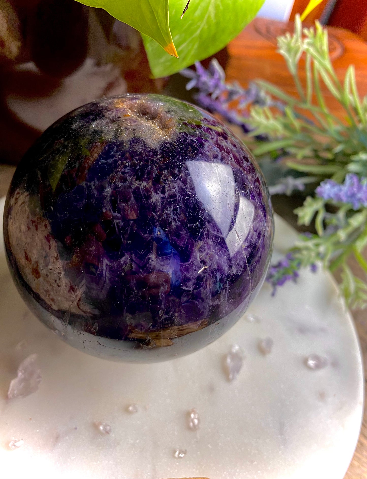 Amethyst Polished Sphere