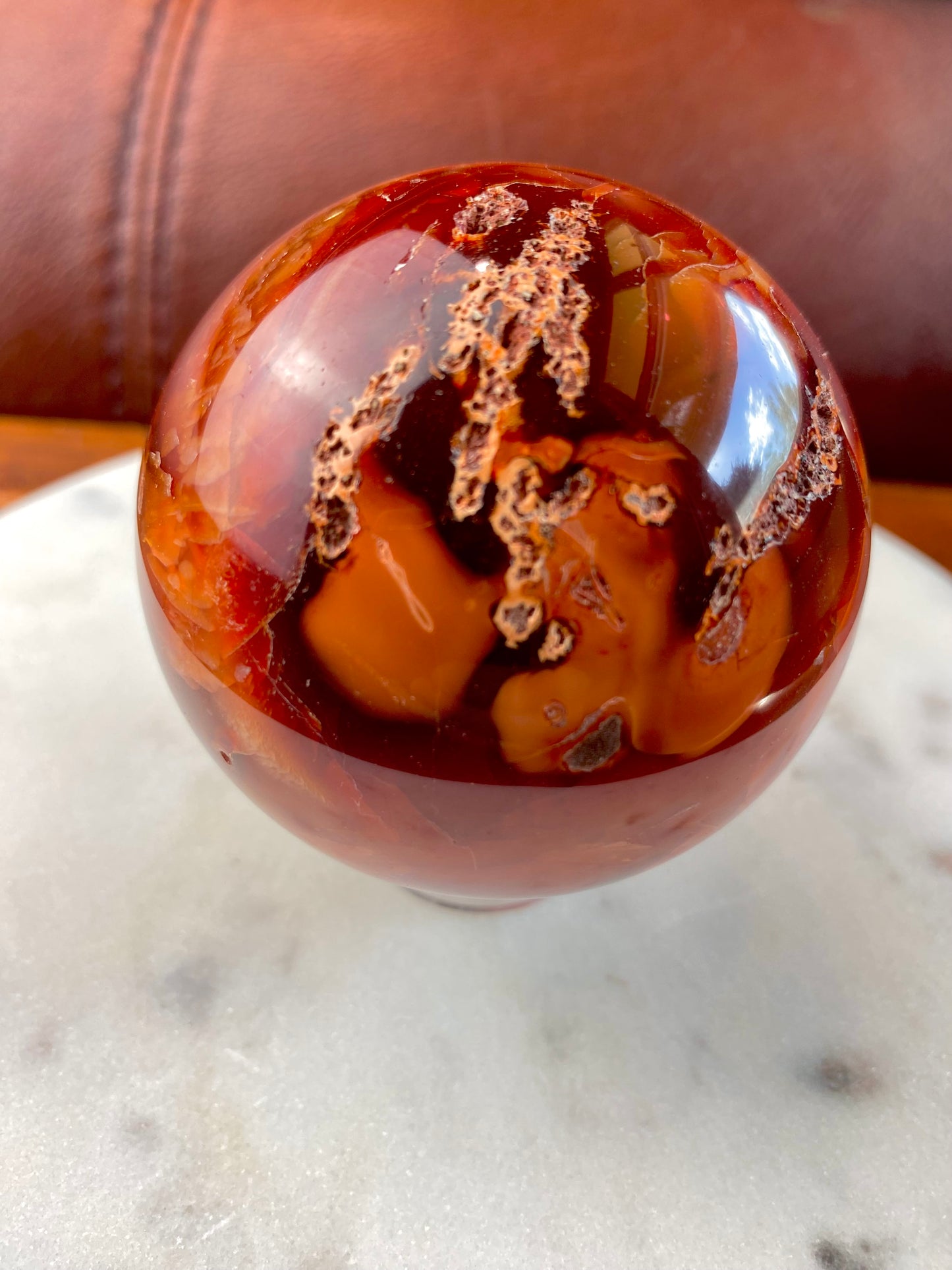 Carnelian Polished Sphere