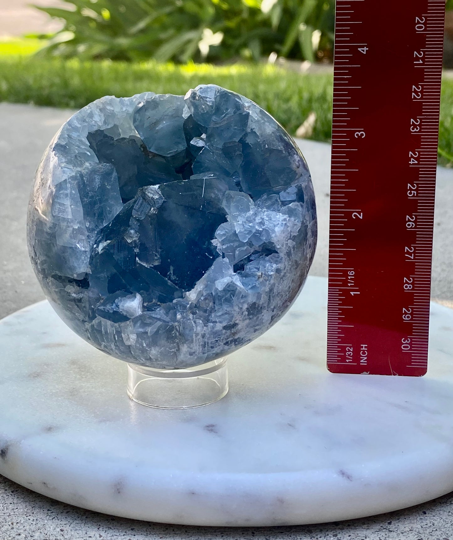 Celestite Crystal Sphere