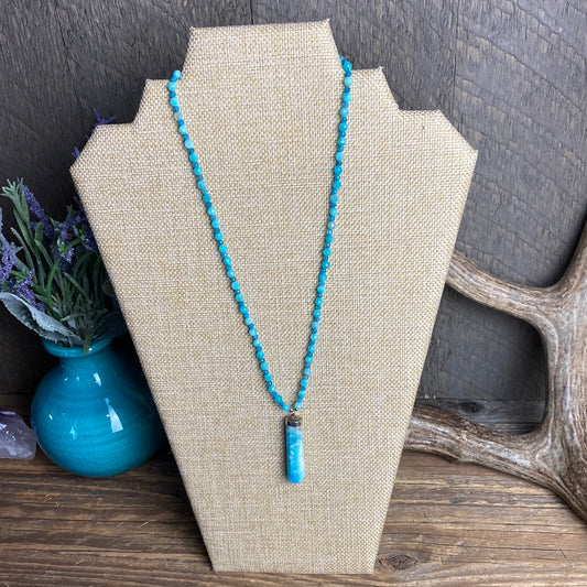 Amazonite & Apatite Necklace