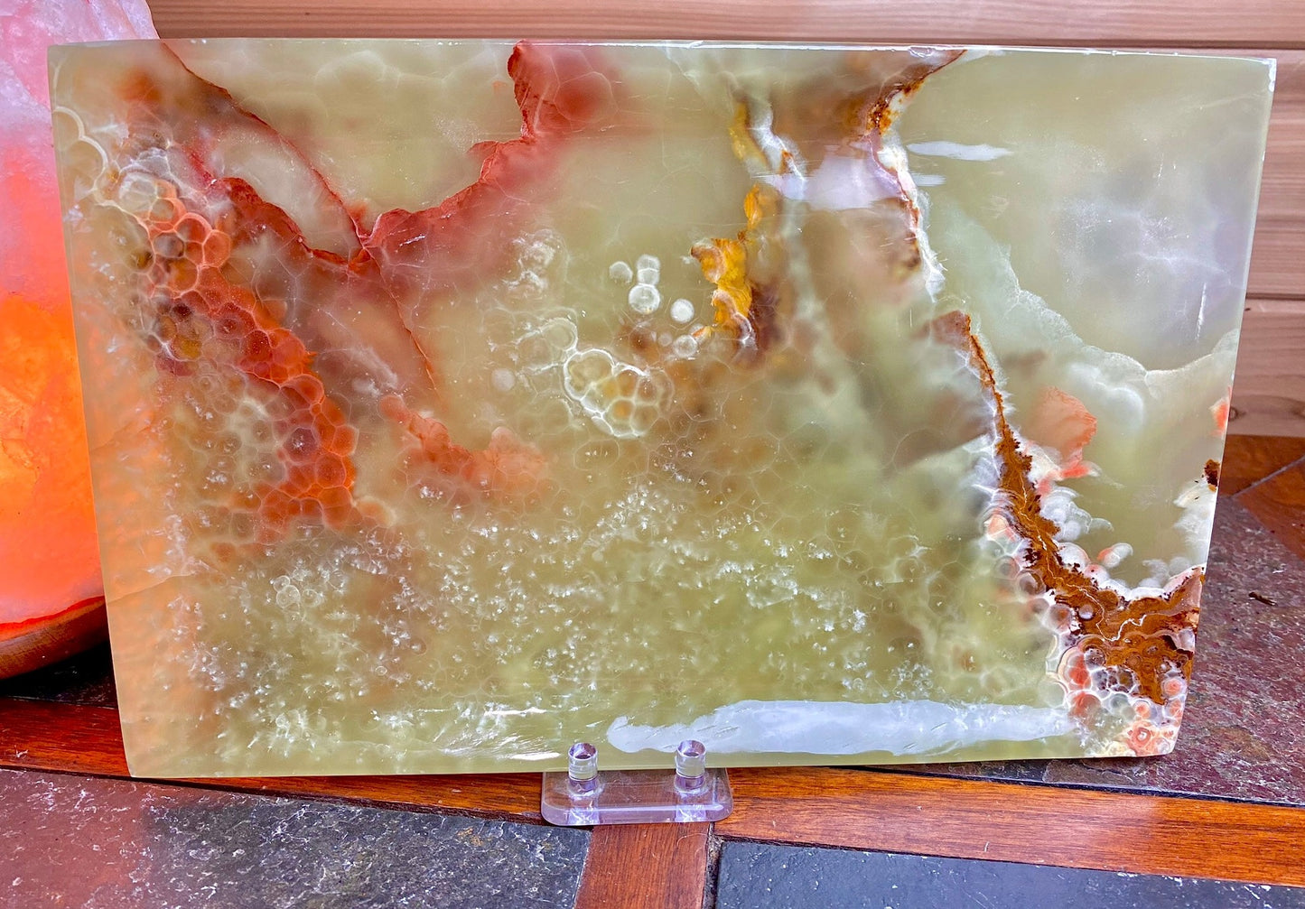 Banded Green Onyx Polished Platter
