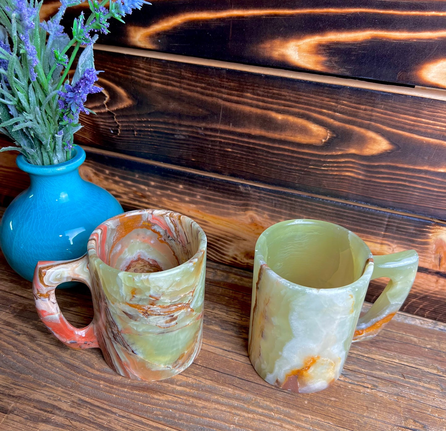 Banded Onyx Mugs