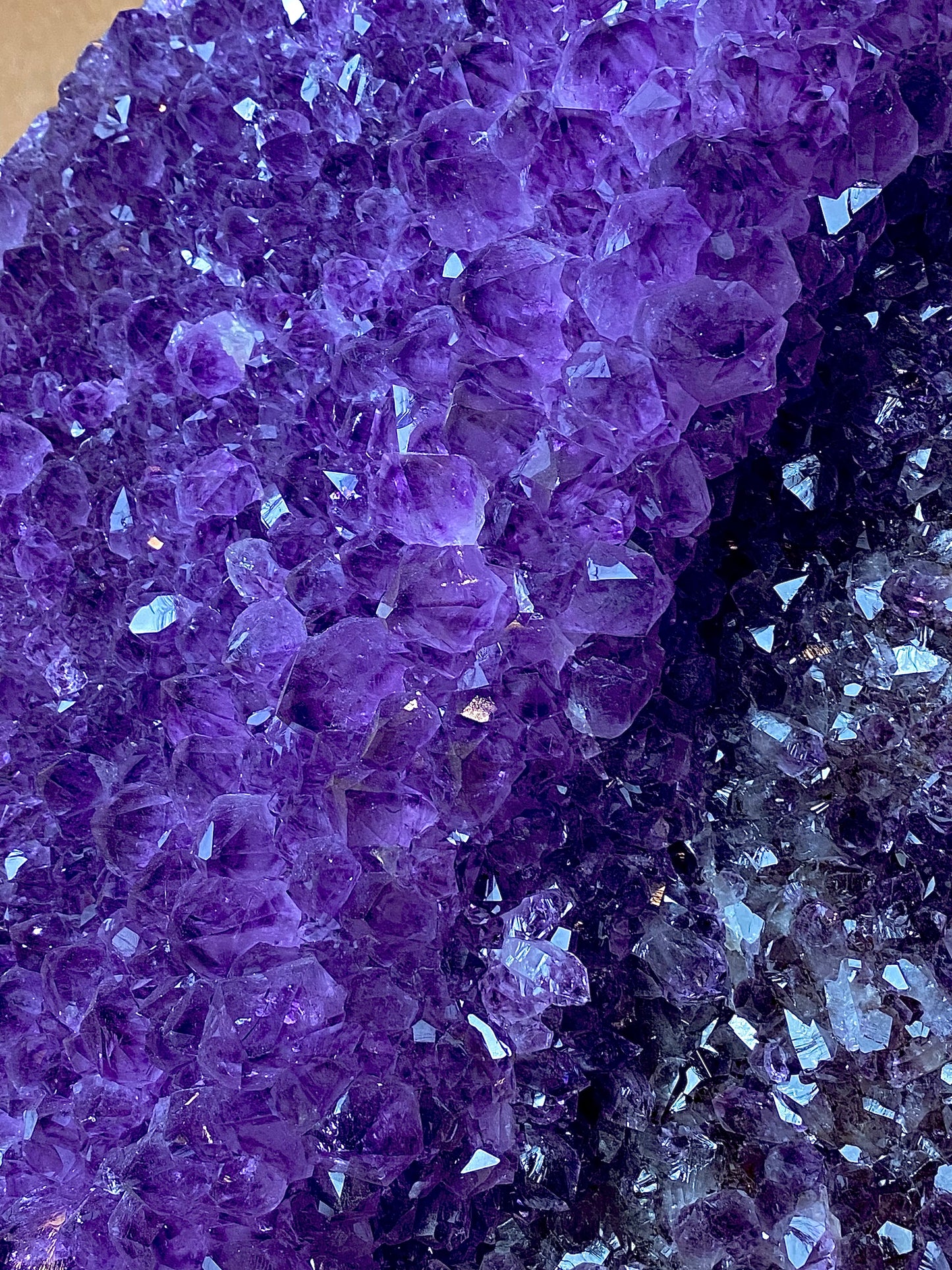 Amethyst Cluster on Custom Stand