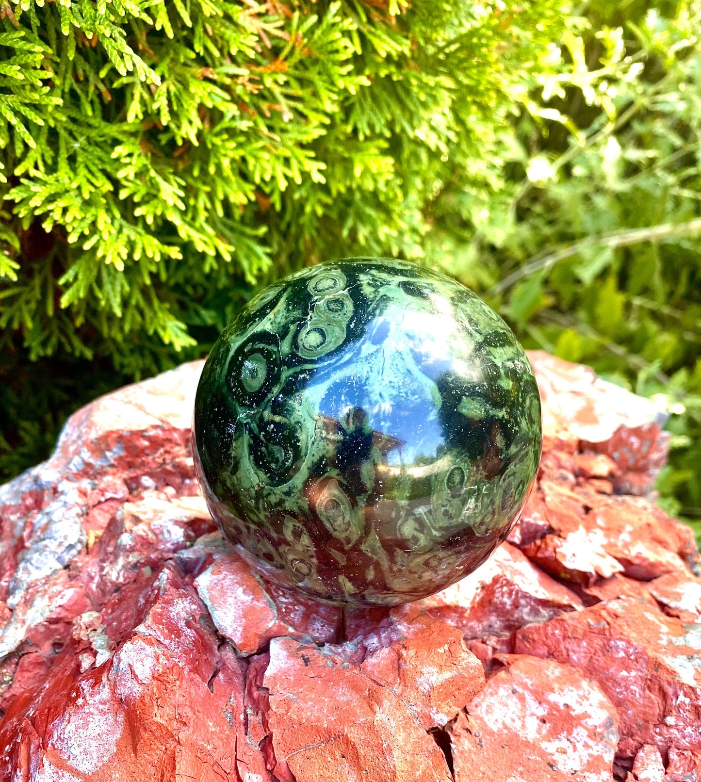 Kambaba Jasper Polished Sphere