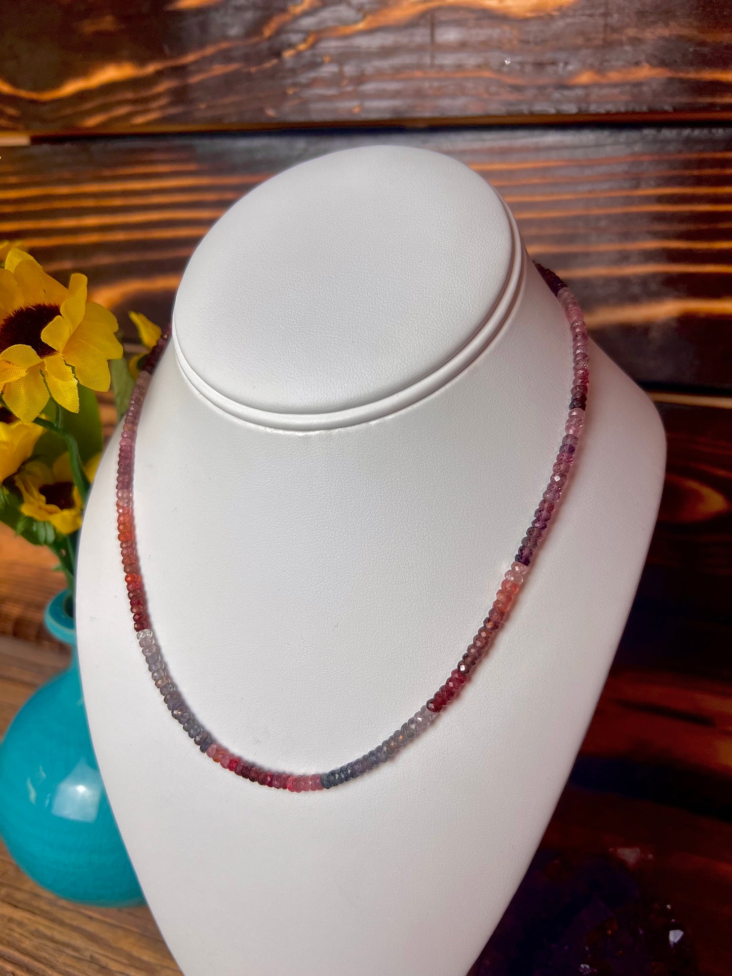 Spinel Multi-Colored 2mm Necklace