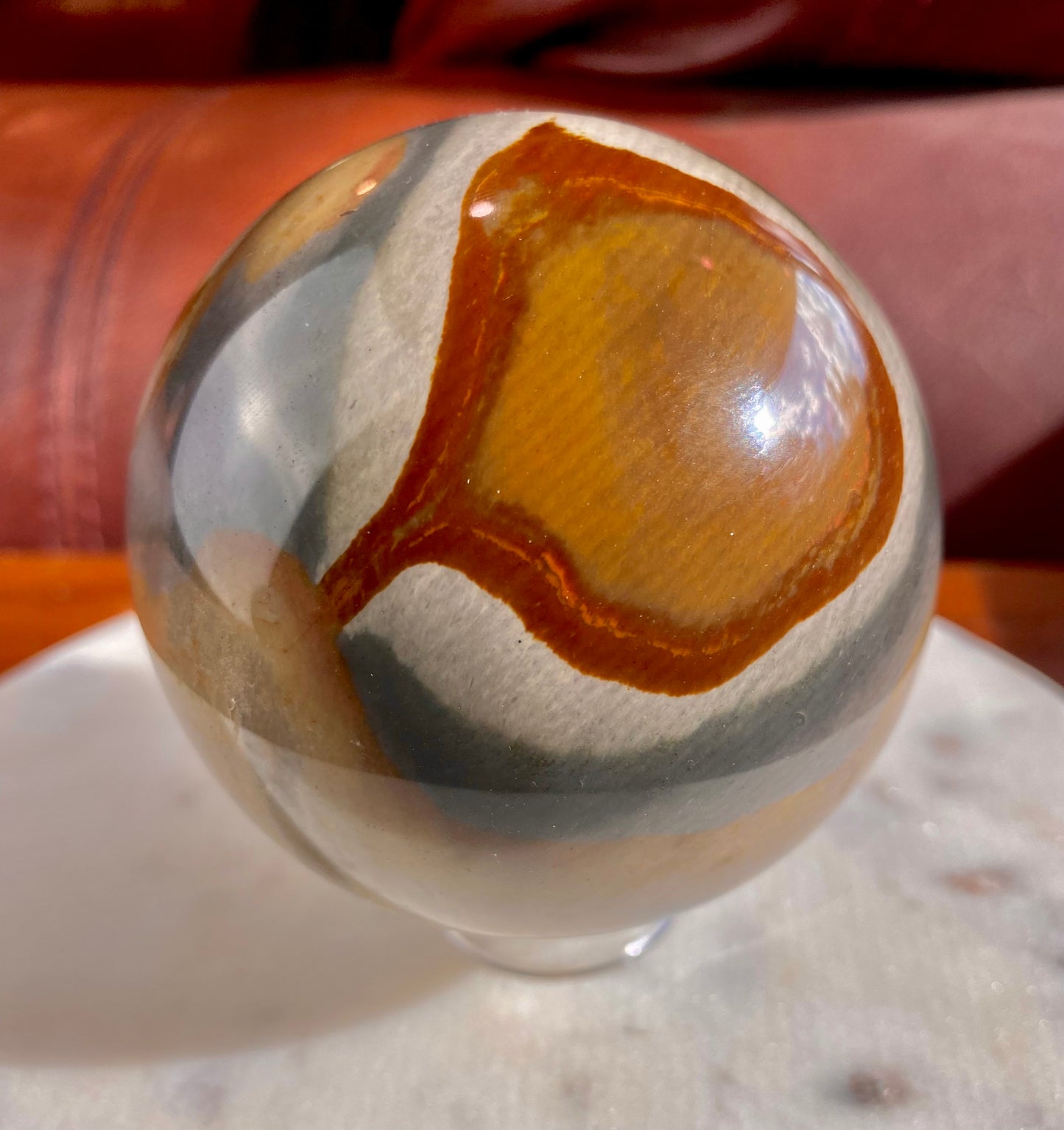 Polychrome Jasper Polished Sphere