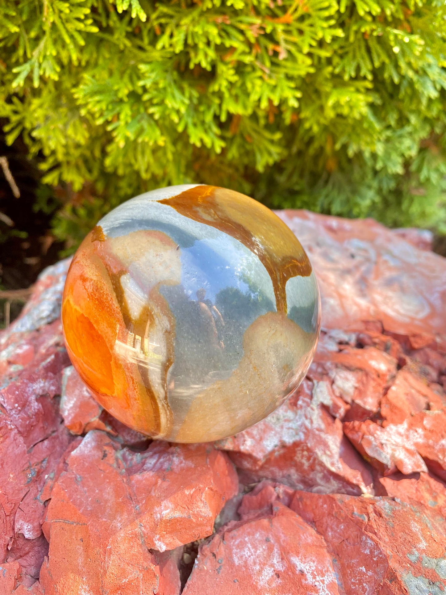 Polychrome Jasper Polished Sphere