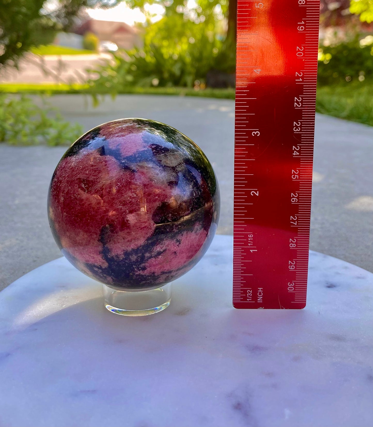 Rhodonite Polished Sphere
