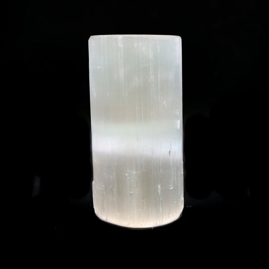 Selenite Cylinder Lamp