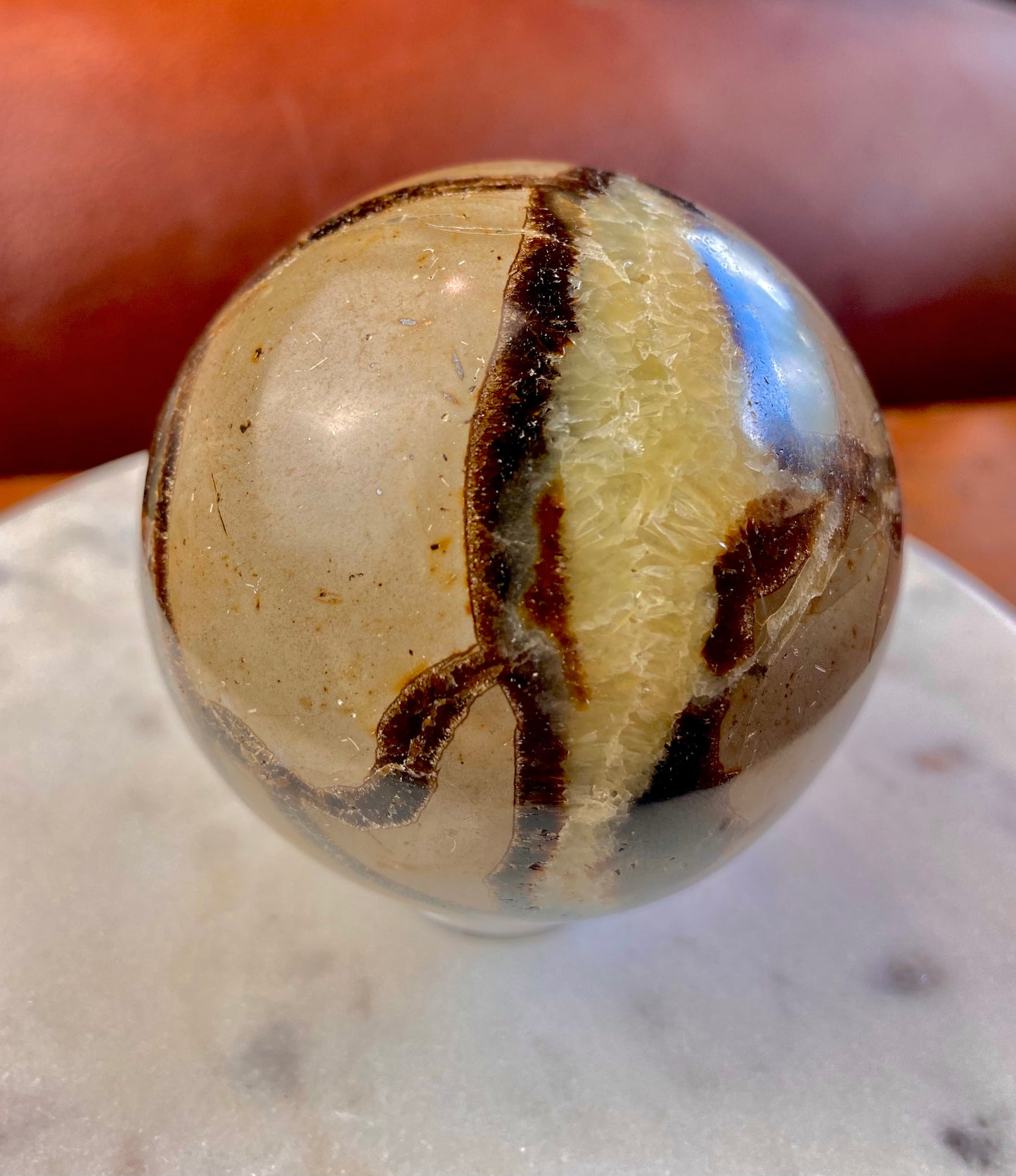 Septarian Polished Sphere