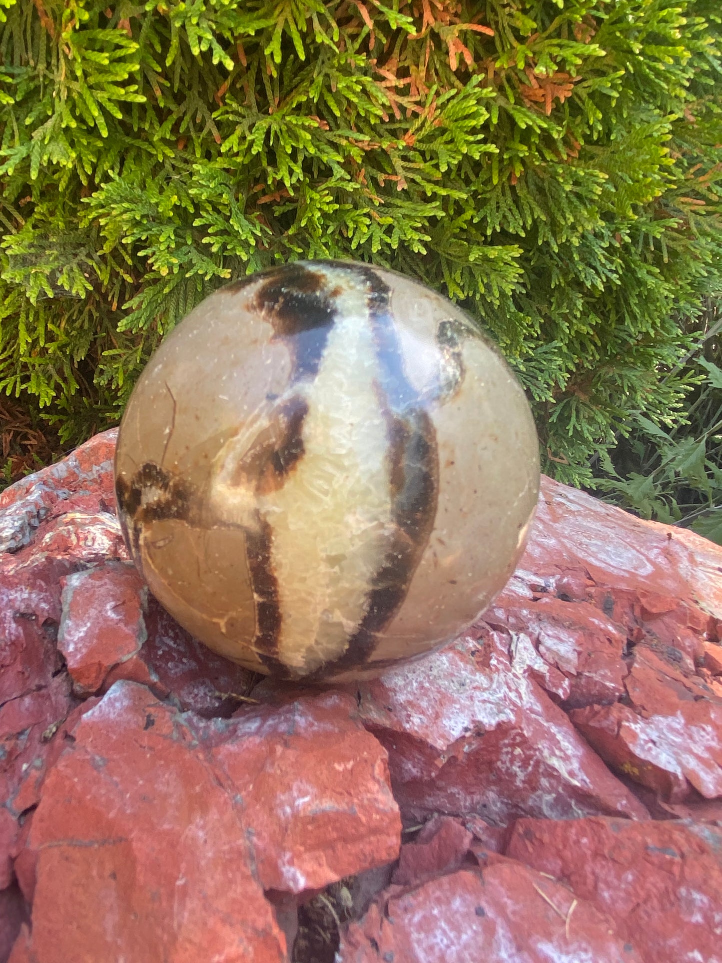 Septarian Polished Sphere