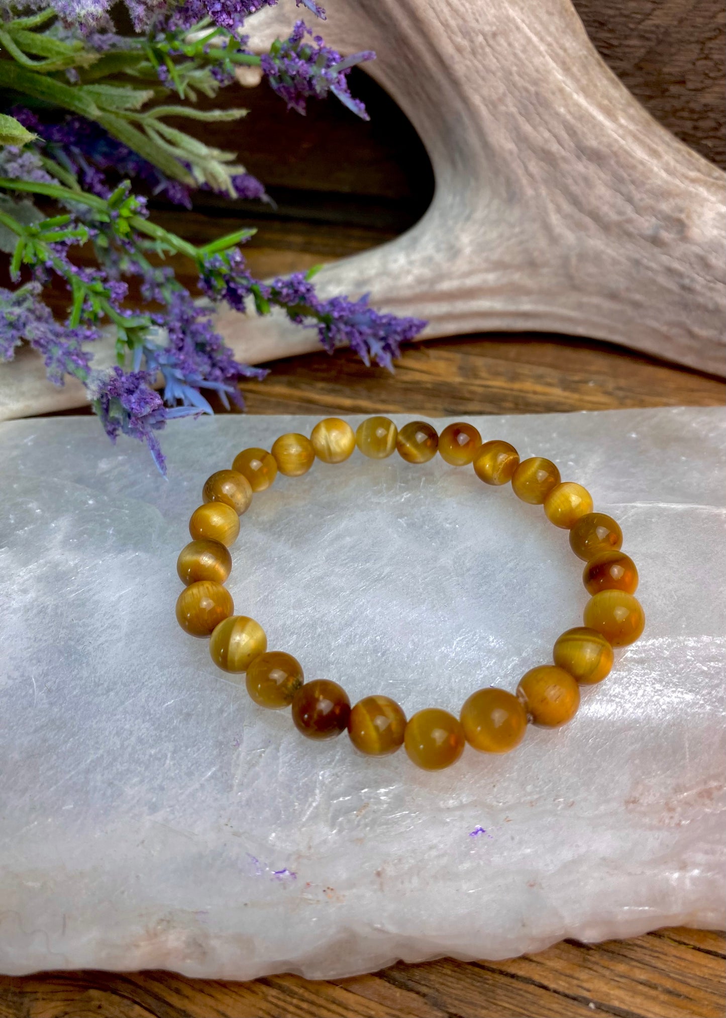 Gemstone 8mm Stretch Bracelet
