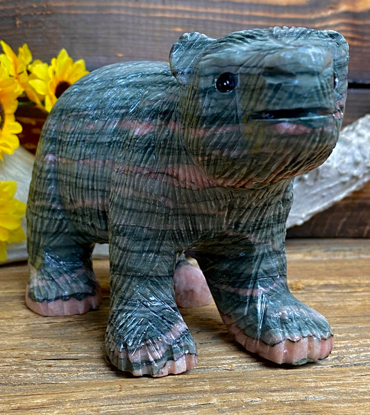 Unakite Hand Carved  Animal Sculpture