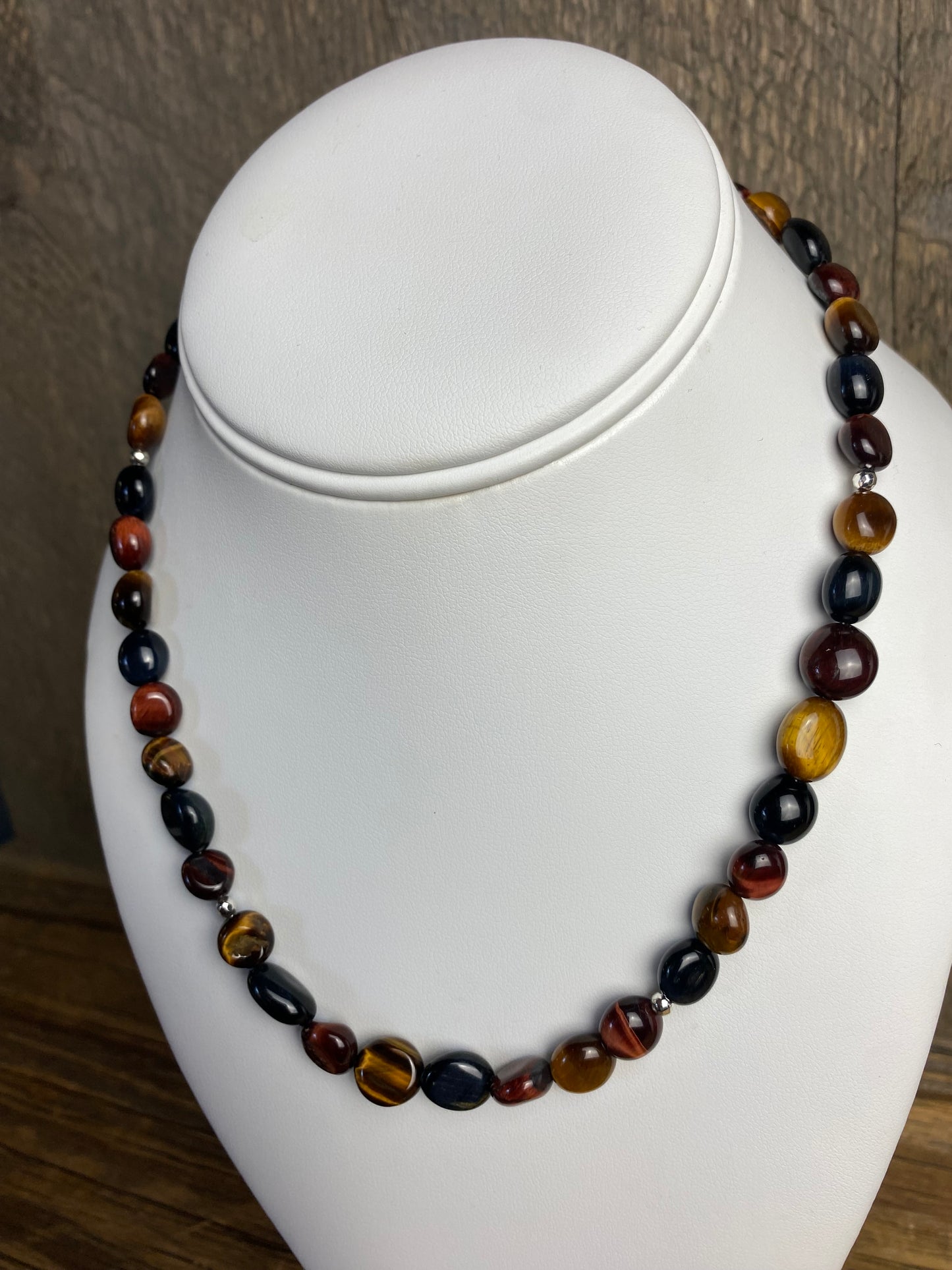 Tiger’s Eye Tumbled Necklace