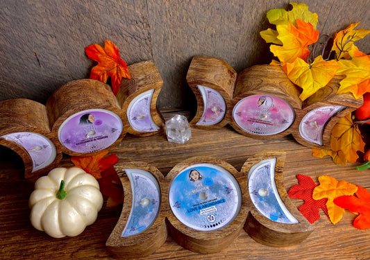 Triple Moon Candles