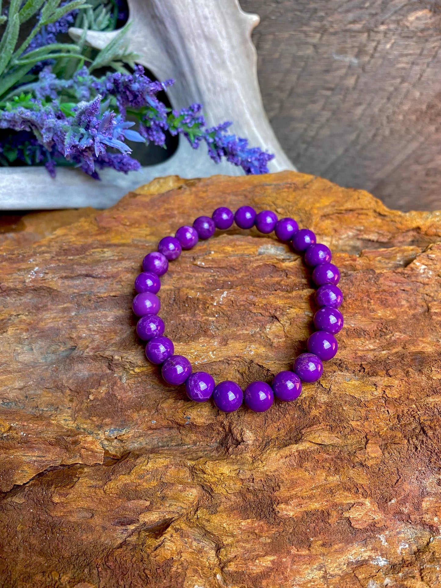 Gemstone 8mm Stretch Bracelet