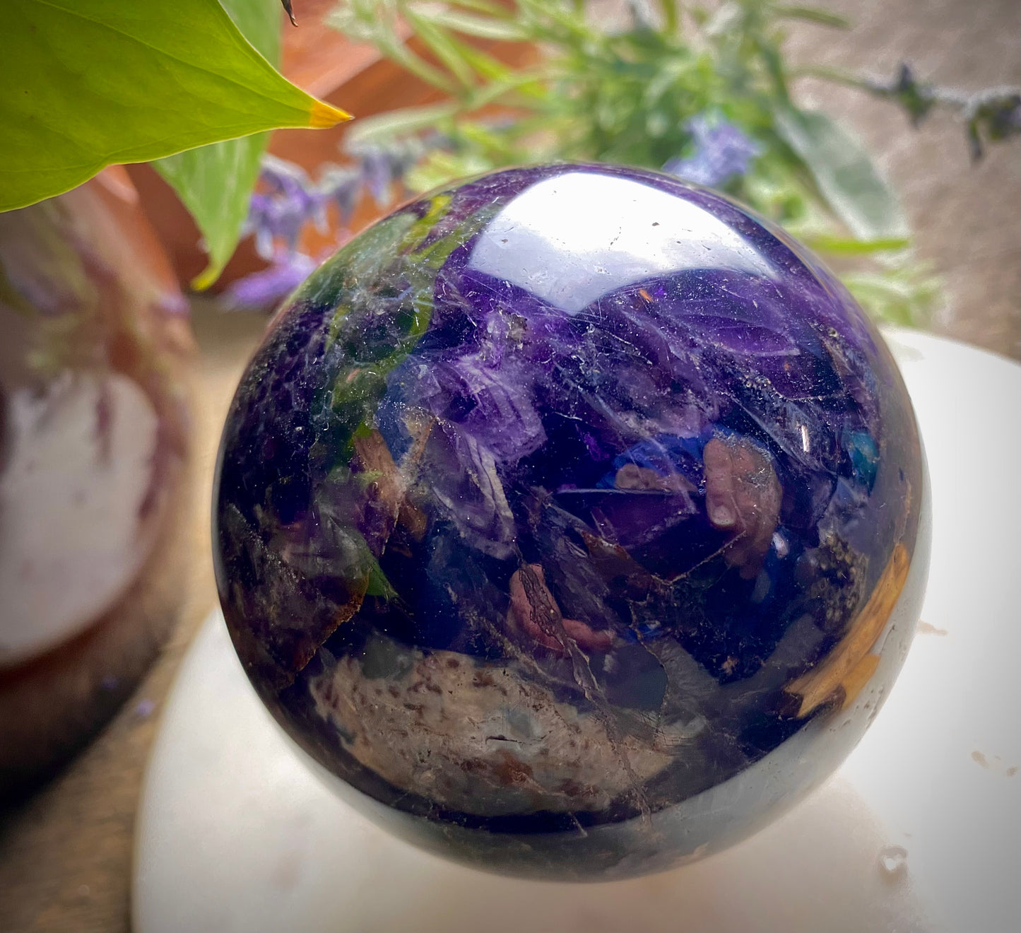 Amethyst Polished Sphere