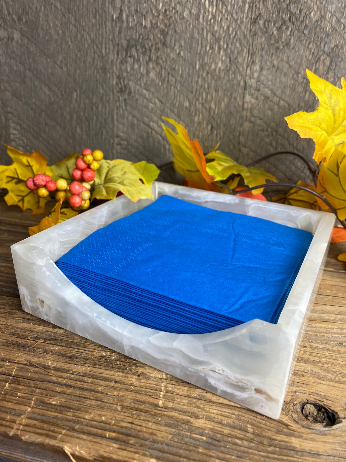 Onyx Square Napkin Holder