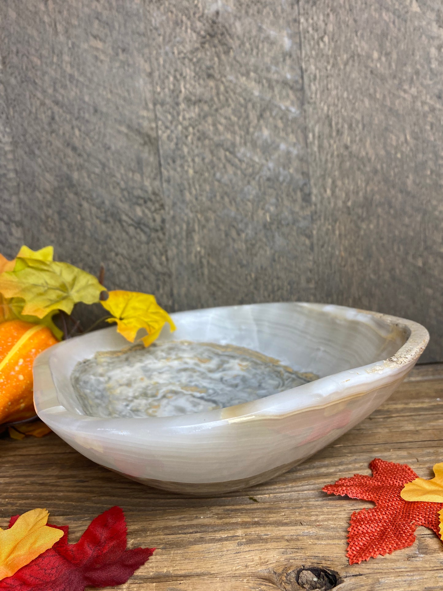 Onyx Natural Carved Bowl