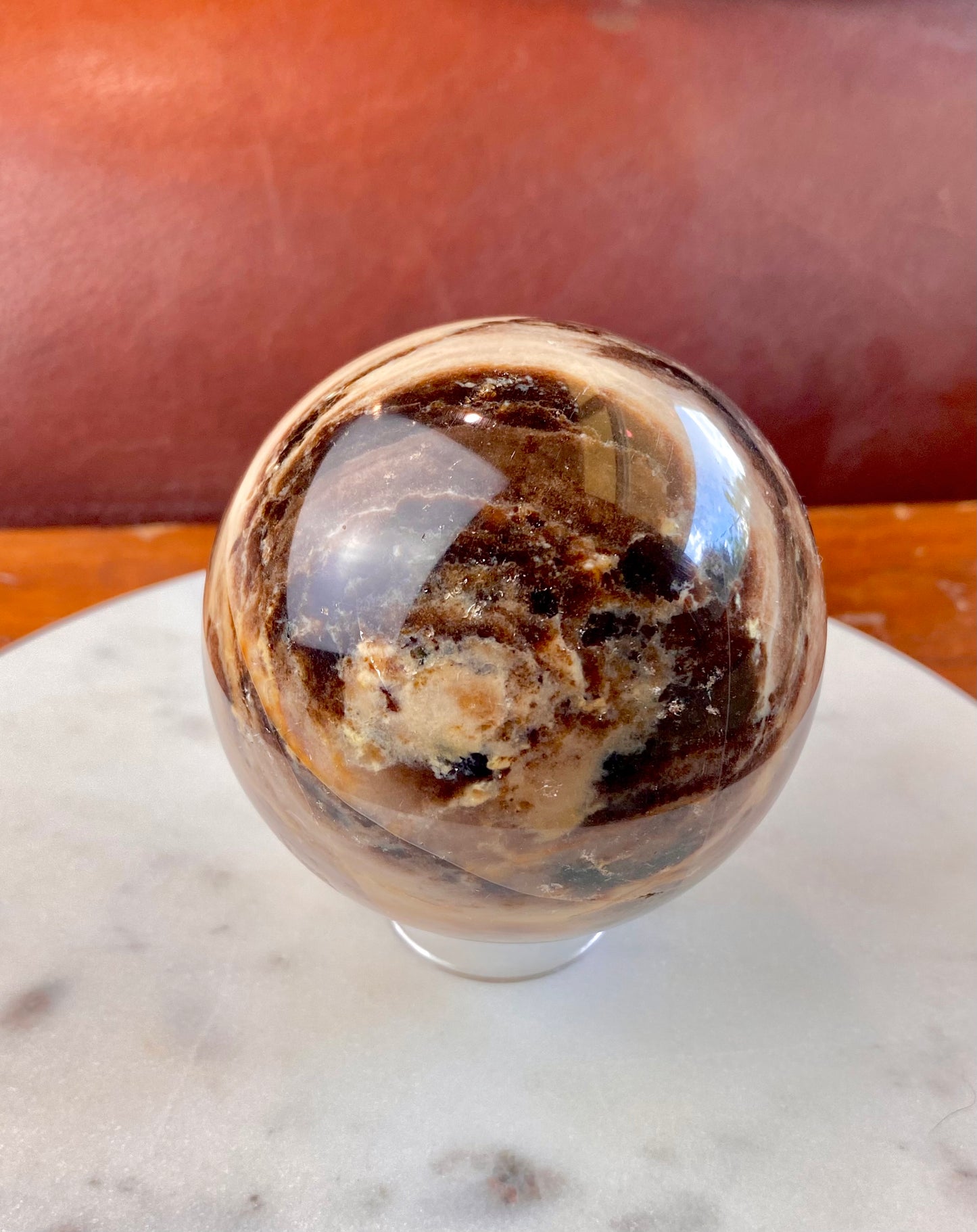 Black Opal Polished Sphere