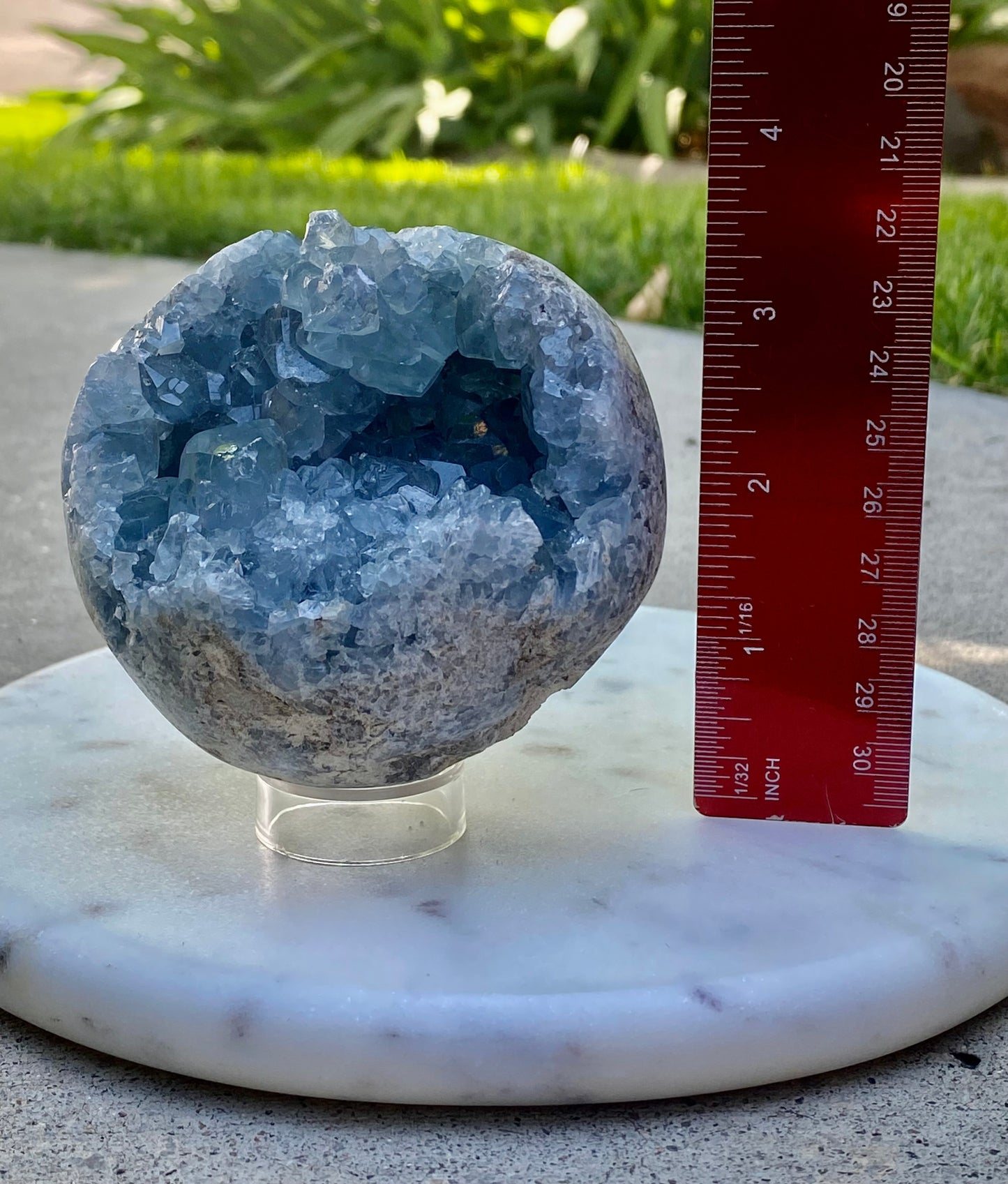 Celestite Crystal Sphere