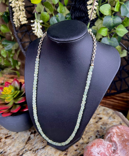 Square Emerald Necklace