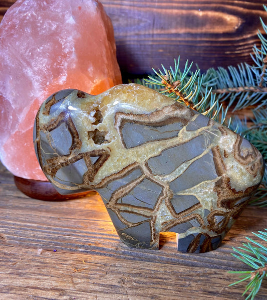 Septarian Nodule Hand-Carved Buffalo